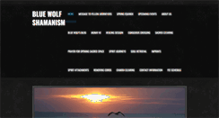Desktop Screenshot of bluewolfshamanism.com