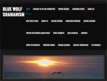 Tablet Screenshot of bluewolfshamanism.com